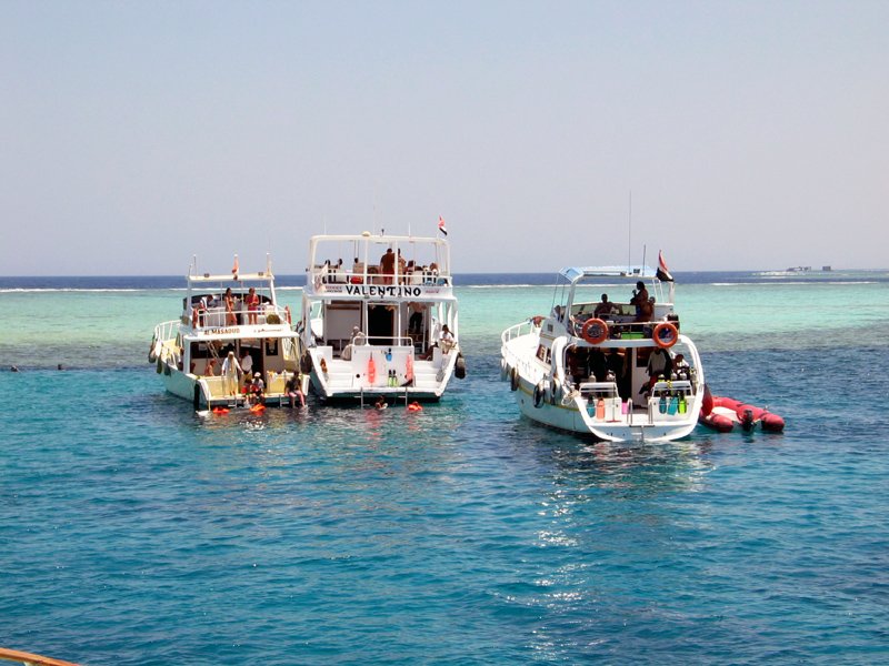 Clear Red Sea waters at Tiran